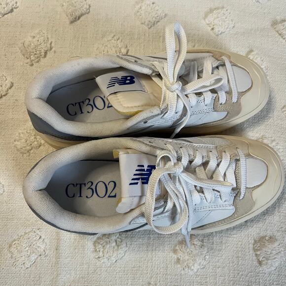 New Balance Men’s Size 6 Women’s Size 7.5 CT302OA White Cream Chunky Dad Sneaker - Picture 4 of 8